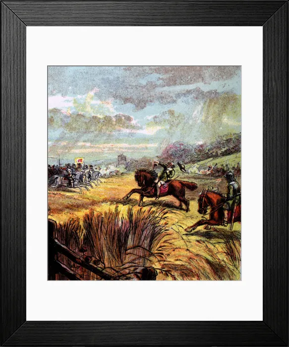 Framed Print : The Death Of John Hampden, 1643, (c1850) Framed Print : The Death Of John Hampden, 1643, (c1850)