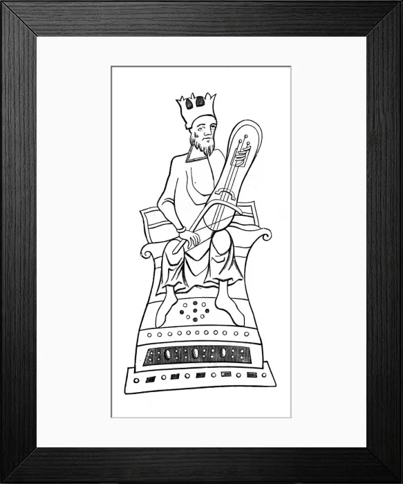 Framed Print : Three stringed crout, 9th century, (1870). CROUT NOT FOUND Framed Print : Three stringed crout, 9th century, (1870). CROUT NOT FOUND