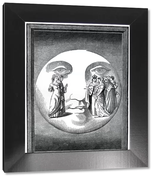 Dante and Beatrice transported to the moon, 16th century (1870)