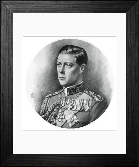 Framed Print : Edward VIII at the time of his abdication, 11 December 1936, (1937)