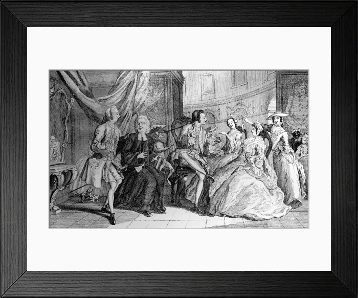Framed Print : Paintin a la Mode, 1748 Framed Print : Paintin a la Mode, 1748