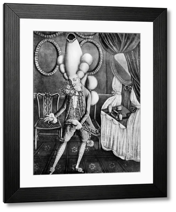 Framed Print : Pantheon Macaroni, 1782 Framed Print : Pantheon Macaroni, 1782