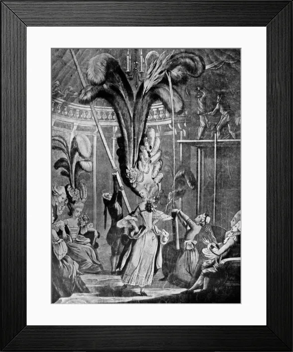 Framed Print : Hints to the ladies to take care of their heads, 1776 Framed Print : Hints to the ladies to take care of their heads, 1776