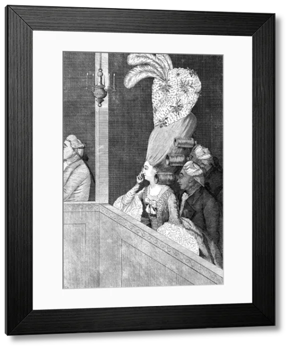 Framed Print : The Optic Curls, 18th century Framed Print : The Optic Curls, 18th century