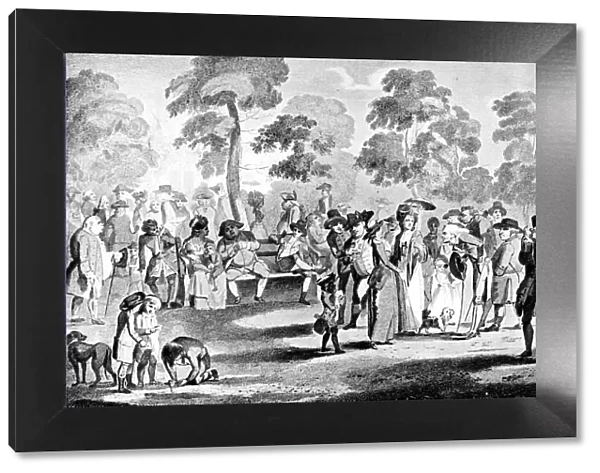 St James Park, 1783. Artist: Henry William Bunbury