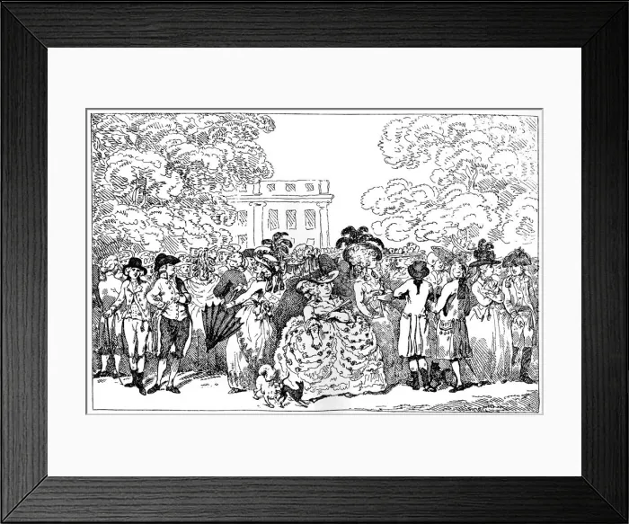 Framed Print : 1784, or the Fashions of the Day, 1784. Artist: Thomas Rowlandson Framed Print : 1784, or the Fashions of the Day, 1784. Artist: Thomas Rowlandson