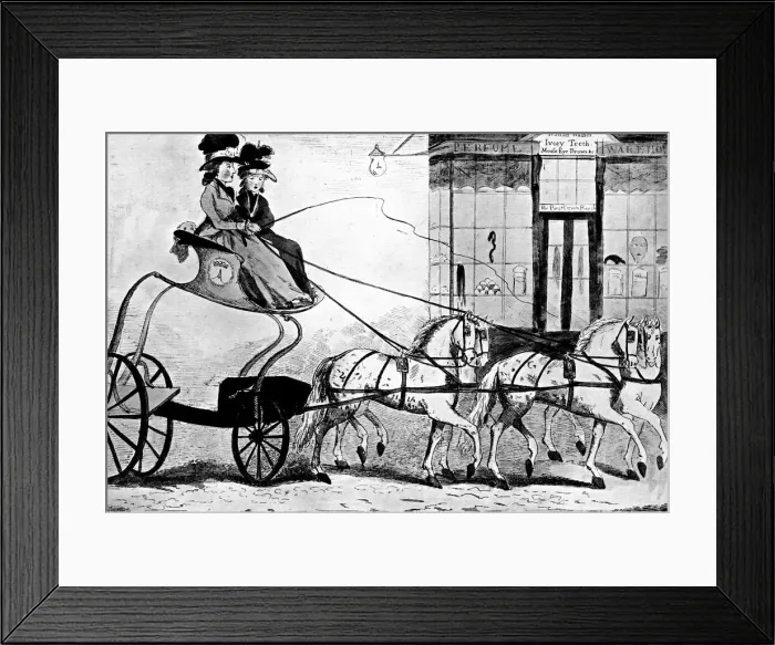 Framed Print : The Portland Place, 18th century Framed Print : The Portland Place, 18th century