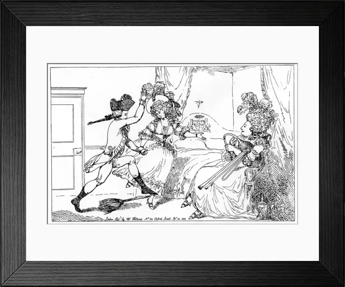 Framed Print : The Scotch Wedding, 18th century Framed Print : The Scotch Wedding, 18th century