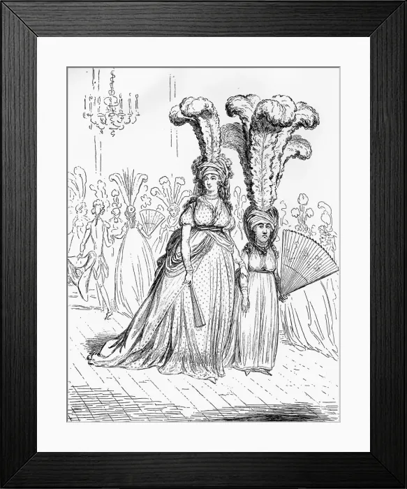 Framed Print : Characters in High Life... 1795 Framed Print : Characters in High Life... 1795