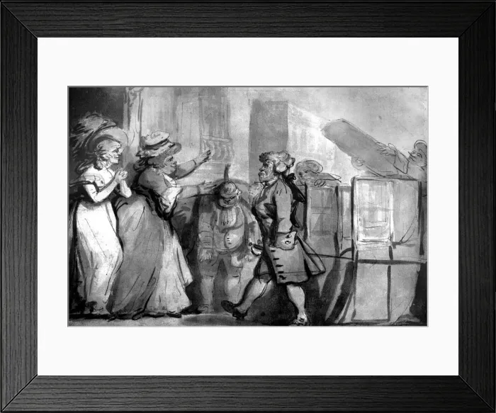 Framed Print : The Return from St James after the honour of Knighthood, 1792 Framed Print : The Return from St James after the honour of Knighthood, 1792