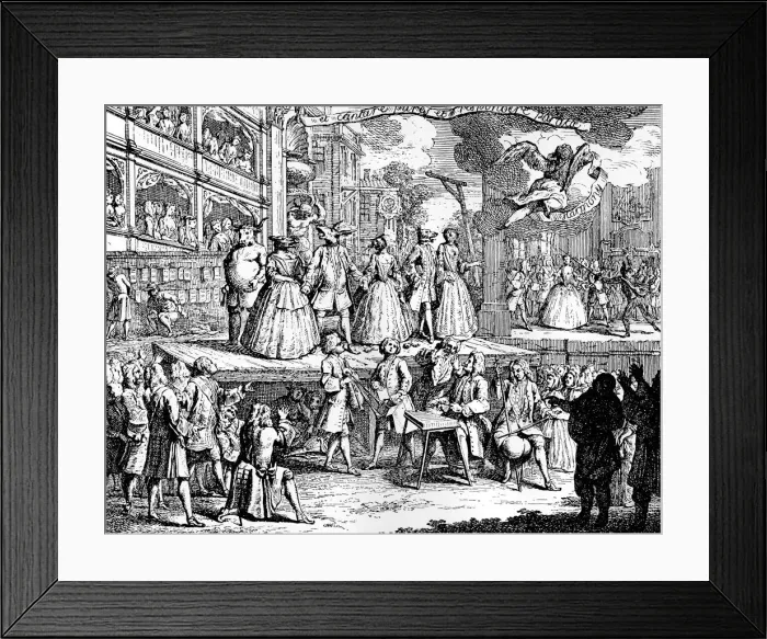 Framed Print : If musicks charms can hearts enthral, 1730. Artist: William Hogarth Framed Print : If musicks charms can hearts enthral, 1730. Artist: William Hogarth