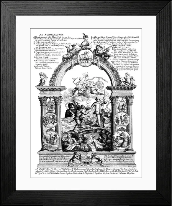 Framed Print : The Stages Glory, 18th century Framed Print : The Stages Glory, 18th century