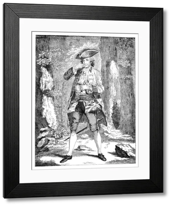 Framed Print : Mr Woodward in the character of Mercutio, 1753 Framed Print : Mr Woodward in the character of Mercutio, 1753