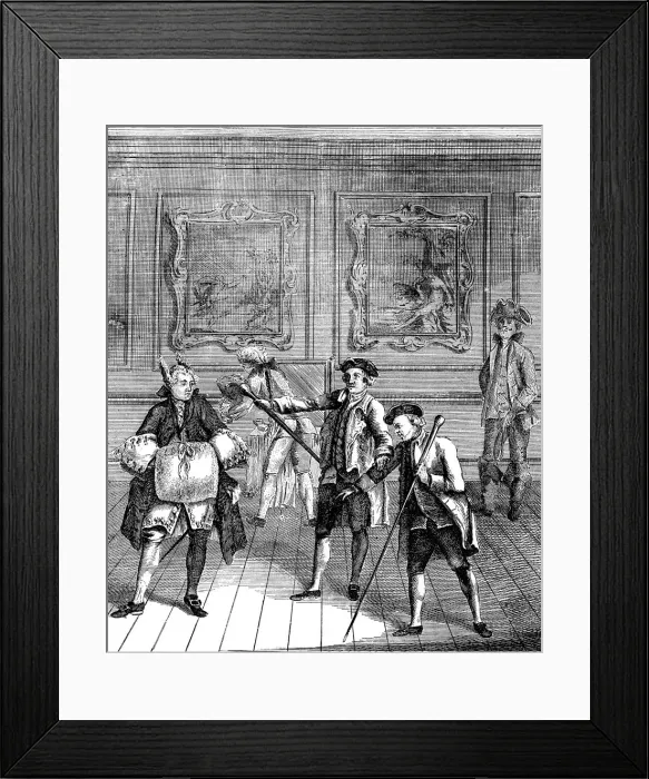 Framed Print : The Buck Metamorphosed... 1754.Artist: G Smith Framed Print : The Buck Metamorphosed... 1754.Artist: G Smith
