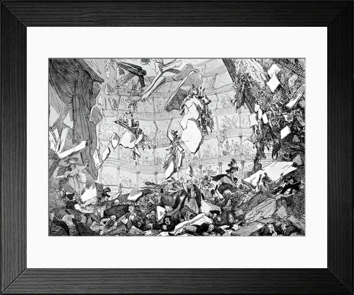 Framed Print : Chaos is Come Again... 1791 Framed Print : Chaos is Come Again... 1791