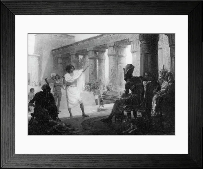 Framed Print : Joseph Interpreting Pharaohs Dream, early 20th century. Artist: Margaret Dovaston Framed Print : Joseph Interpreting Pharaohs Dream, early 20th century. Artist: Margaret Dovaston