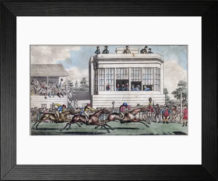 Framed Print : George IV and the Duke of York, The Royal Stand, Ascot, early 19th century Framed Print : George IV and the Duke of York, The Royal Stand, Ascot, early 19th century