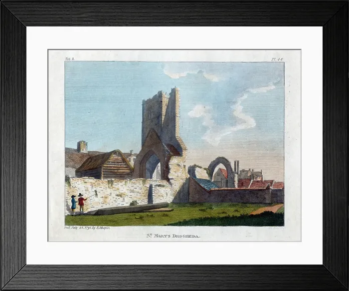 Framed Print : St Marys, Drogheda, Ireland, 1791 Framed Print : St Marys, Drogheda, Ireland, 1791
