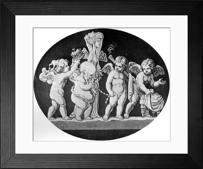 Framed Print : The Marriage of Cupid and Psyche, 1797 Framed Print : The Marriage of Cupid and Psyche, 1797