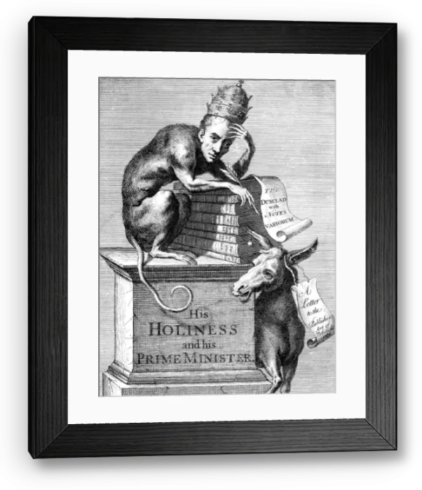 Framed Print : The phiz and character of an Alexandrine hyper-critch and comentator, 1728 Framed Print : The phiz and character of an Alexandrine hyper-critch and comentator, 1728