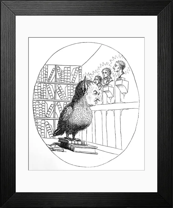 Framed Print : Old Wisdom blinking at the stars, 1782. Artist: W Rennie Framed Print : Old Wisdom blinking at the stars, 1782. Artist: W Rennie