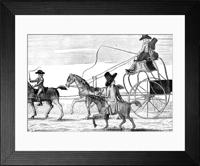 Framed Print : The New Gig, 1781. Artist: Colley Framed Print : The New Gig, 1781. Artist: Colley