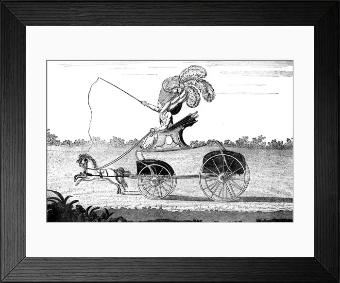 Framed Print : Phaetona, or Modern Female Taste, 1776. Artist: Colley Framed Print : Phaetona, or Modern Female Taste, 1776. Artist: Colley