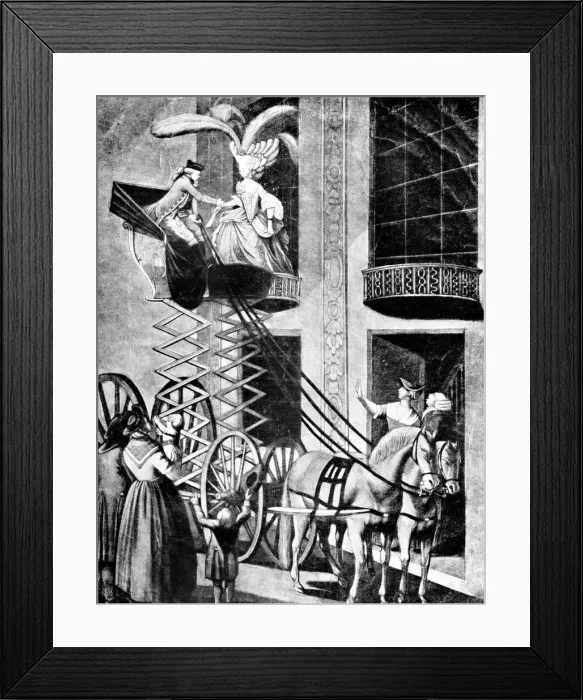Framed Print : The New-fashioned Phaeton, 1776 Framed Print : The New-fashioned Phaeton, 1776