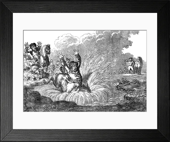 Framed Print : Coming in at the Death, 1800 Framed Print : Coming in at the Death, 1800