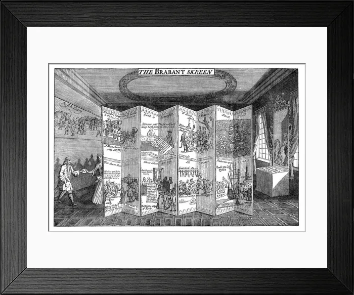 Framed Print : The Brabant Skreen, 1721 Framed Print : The Brabant Skreen, 1721