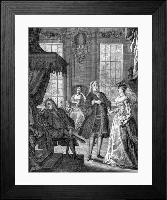 Framed Print : Frederick Prince of Wales and the Princess Augusta of Saxe-Gotha, 1736 Framed Print : Frederick Prince of Wales and the Princess Augusta of Saxe-Gotha, 1736