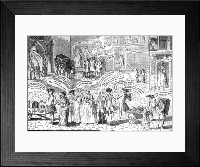 Framed Print : St Jamess in October... 1750 Framed Print : St Jamess in October... 1750