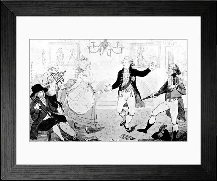 Framed Print : The April Fool, or The Follies of a Night... 1786 Framed Print : The April Fool, or The Follies of a Night... 1786