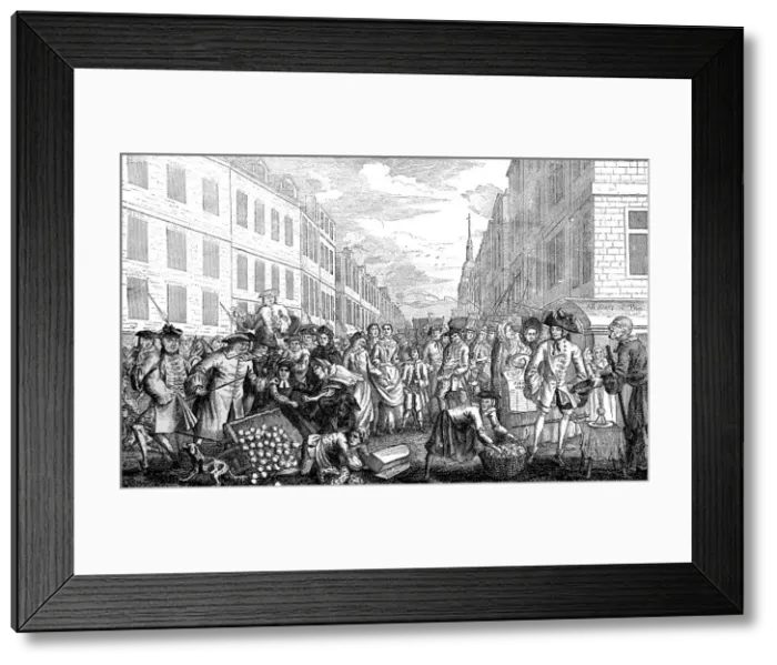 Framed Print : Christmas Gambolls, Boxing Day, 1747 Framed Print : Christmas Gambolls, Boxing Day, 1747