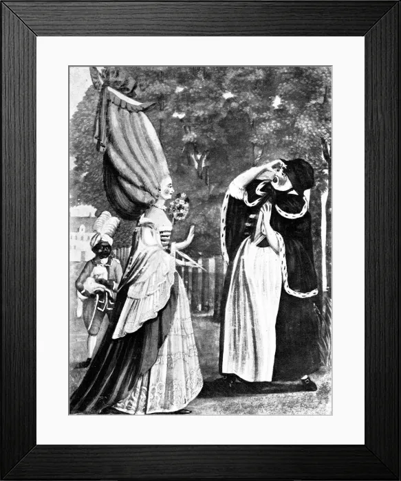 Framed Print : Be not amaz d dear Mother, it is indeed your daughter Anne, 1770 Framed Print : Be not amaz d dear Mother, it is indeed your daughter Anne, 1770