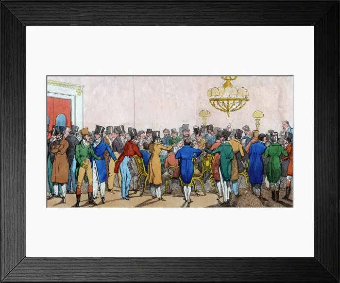 Framed Print : Bobs first introduction to gaming, a modern Hell, c1821. Artist: Henry Thomas Alken Framed Print : Bobs first introduction to gaming, a modern Hell, c1821. Artist: Henry Thomas Alken