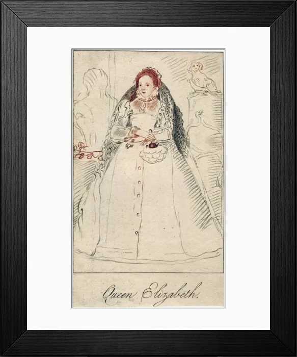 Framed Print : Queen Elizabeth I of England, (1533-1603) Framed Print : Queen Elizabeth I of England, (1533-1603)