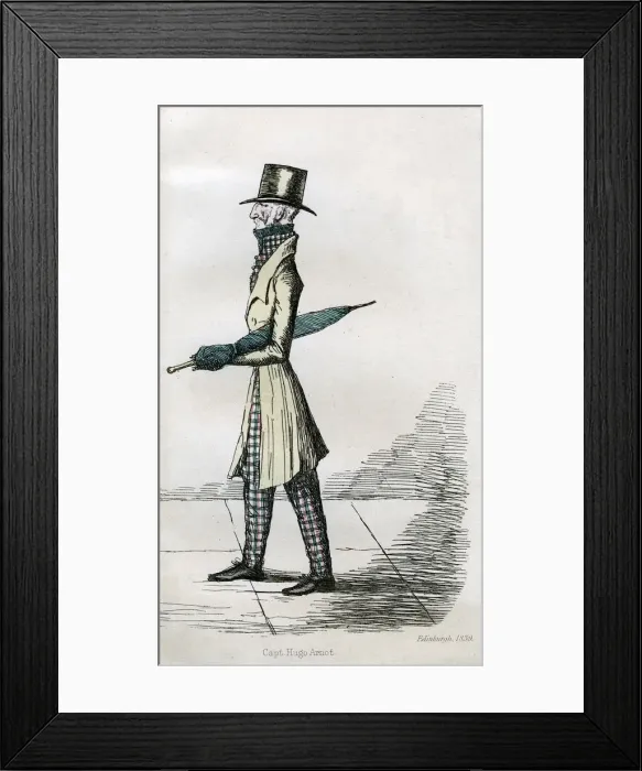 Framed Print : Captain Hugo Arnot, (1839) Framed Print : Captain Hugo Arnot, (1839)