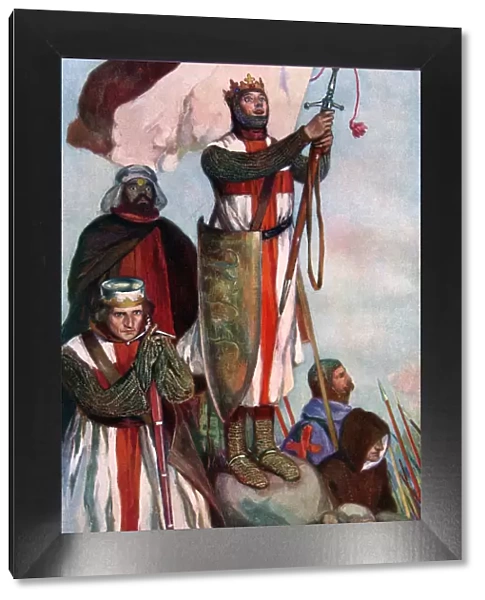 Crusaders sighting Jerusalem, 1909. Artist: Stephen Reid