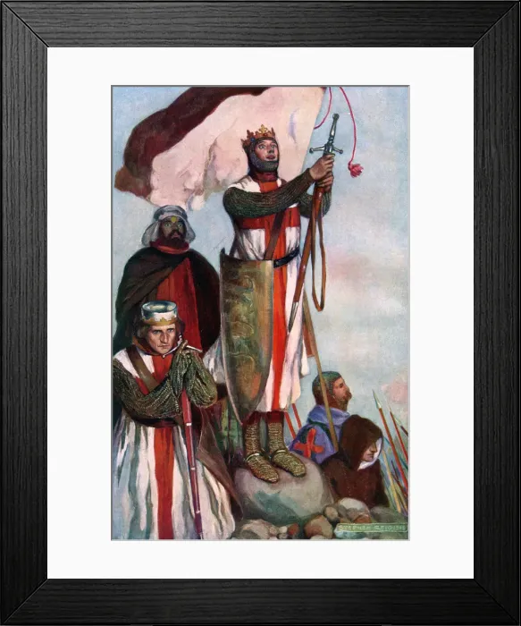Framed Print : Crusaders sighting Jerusalem, 1909. Artist: Stephen Reid Framed Print : Crusaders sighting Jerusalem, 1909. Artist: Stephen Reid