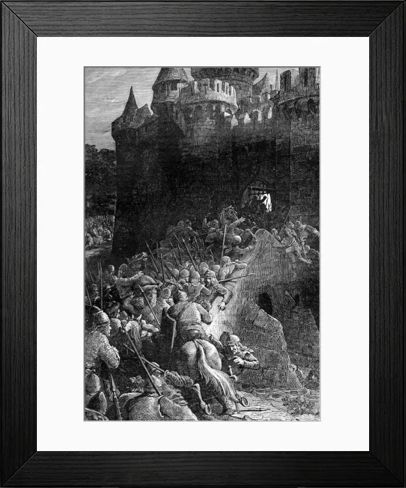 Framed Print : The Crusaders Feud, 1909 Framed Print : The Crusaders Feud, 1909