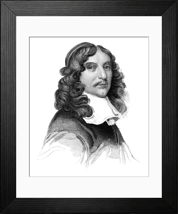 Framed Print : Andrew Marvell, 17th century English metaphysical poet, (c1850) Framed Print : Andrew Marvell, 17th century English metaphysical poet, (c1850)