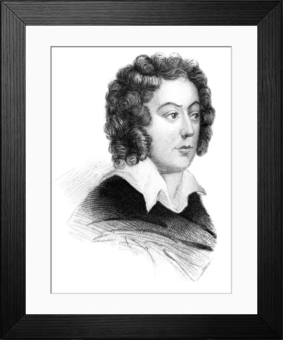 Framed Print : Henry Purcell, 17th century English Baroque composer, (c1850) Framed Print : Henry Purcell, 17th century English Baroque composer, (c1850)