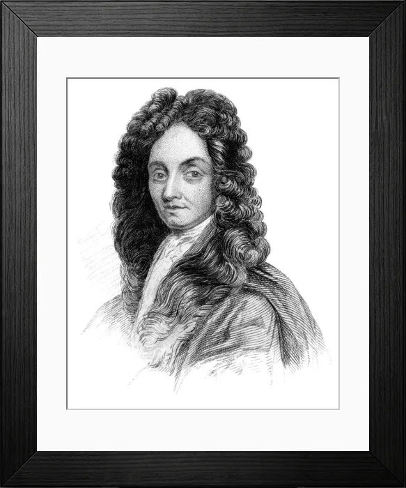 Framed Print : Sir Christopher Wren, English architect, designer, astronomer and geometrician, (c1850) Framed Print : Sir Christopher Wren, English architect, designer, astronomer and geometrician, (c1850)