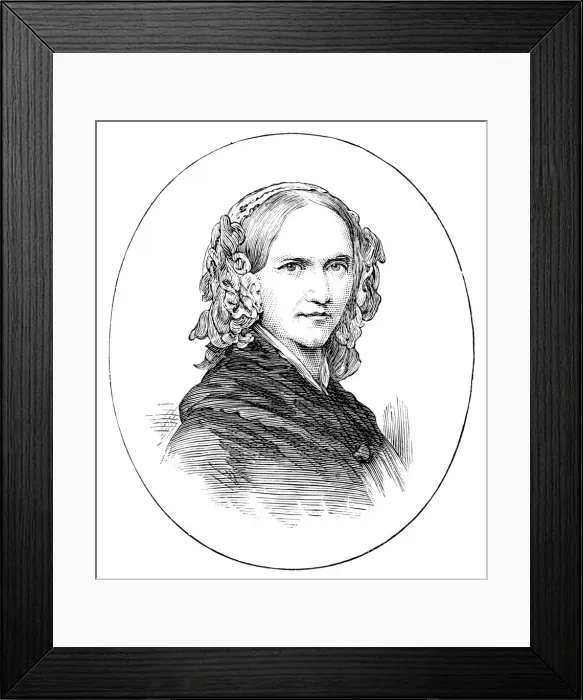 Framed Print : Queen Adelaide, (1900) Framed Print : Queen Adelaide, (1900)