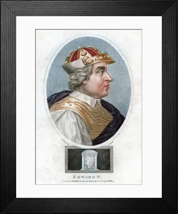 Framed Print : Edward IV, 1804. Artist: J Chapman Framed Print : Edward IV, 1804. Artist: J Chapman