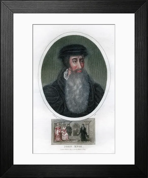 Framed Print : John Knox, Scottish religious reformer, 1812. Artist: J Chapman Framed Print : John Knox, Scottish religious reformer, 1812. Artist: J Chapman