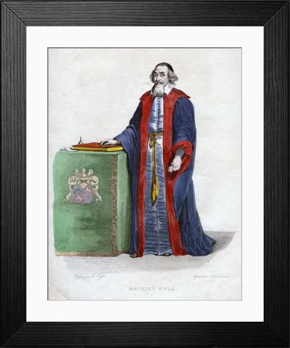 Framed Print : Mathieu Mole, French statesman, 19th century. Artist: H Laurent Framed Print : Mathieu Mole, French statesman, 19th century. Artist: H Laurent