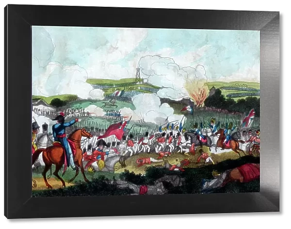 The Battle of Waterloo, 1815 (1816). Artist: Romney