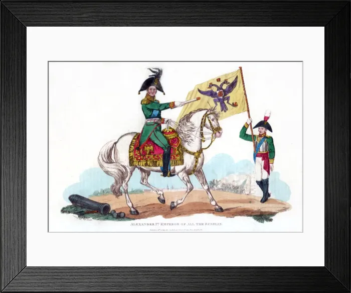Framed Print : Alexander I Emperor of all the Russias, 1815. Artist: Canton Framed Print : Alexander I Emperor of all the Russias, 1815. Artist: Canton